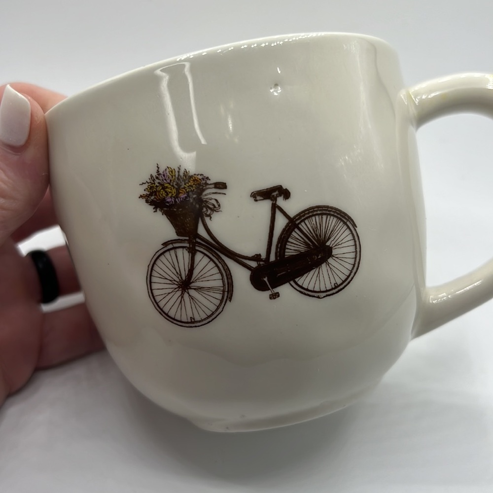 Rae Dunn Magenta Bike Mug